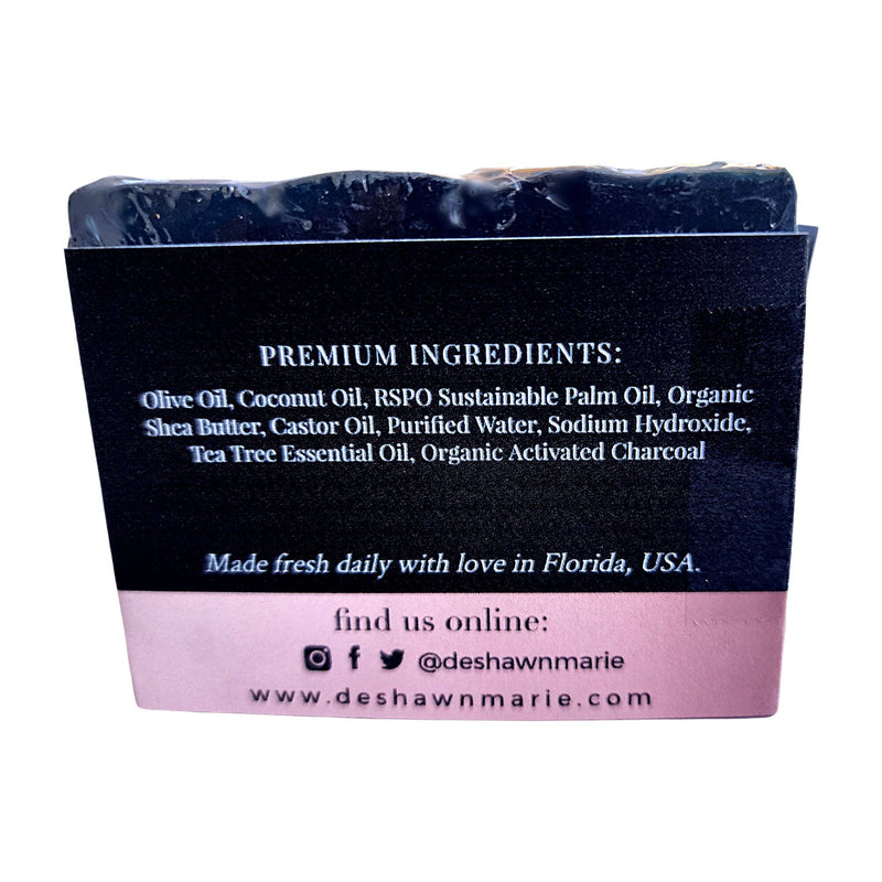 Charcoal Tea Tree Soap - Puck's
