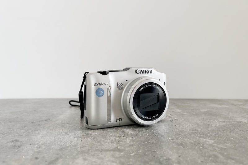 Digital Camera Canon Powershot SX160 IS Silver / Vintage Digital Camera / Canon Cameras - Puck's