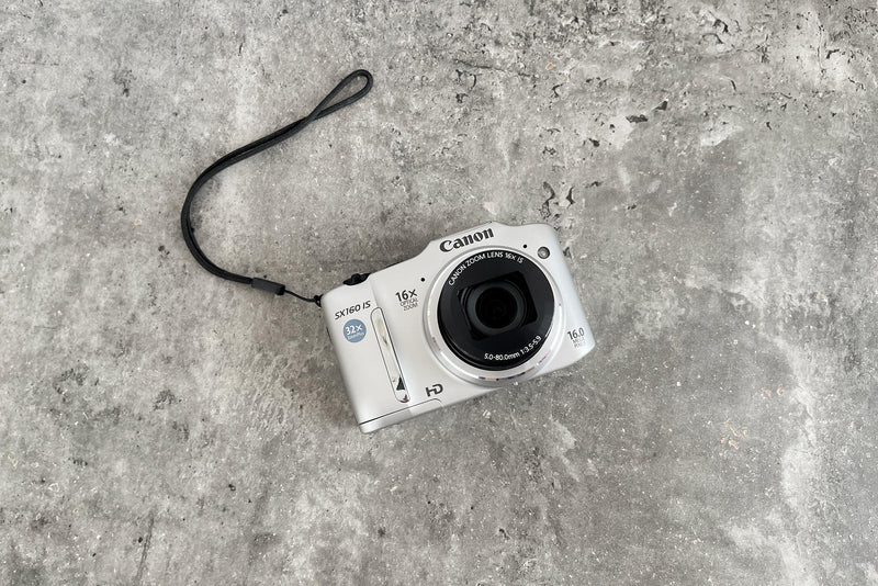 Digital Camera Canon Powershot SX160 IS Silver / Vintage Digital Camera / Canon Cameras - Puck's