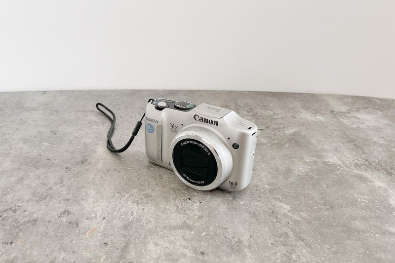 Digital Camera Canon Powershot SX160 IS Silver / Vintage Digital Camera / Canon Cameras - Puck's