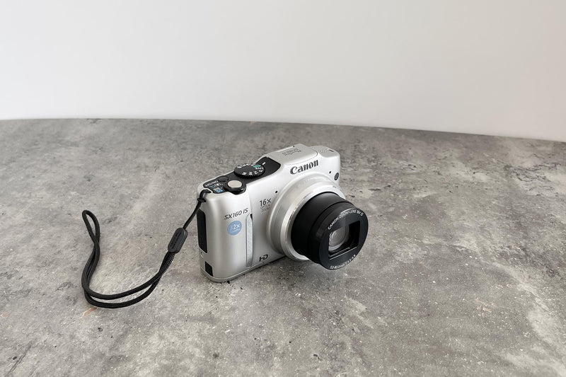 Digital Camera Canon Powershot SX160 IS Silver / Vintage Digital Camera / Canon Cameras - Puck's