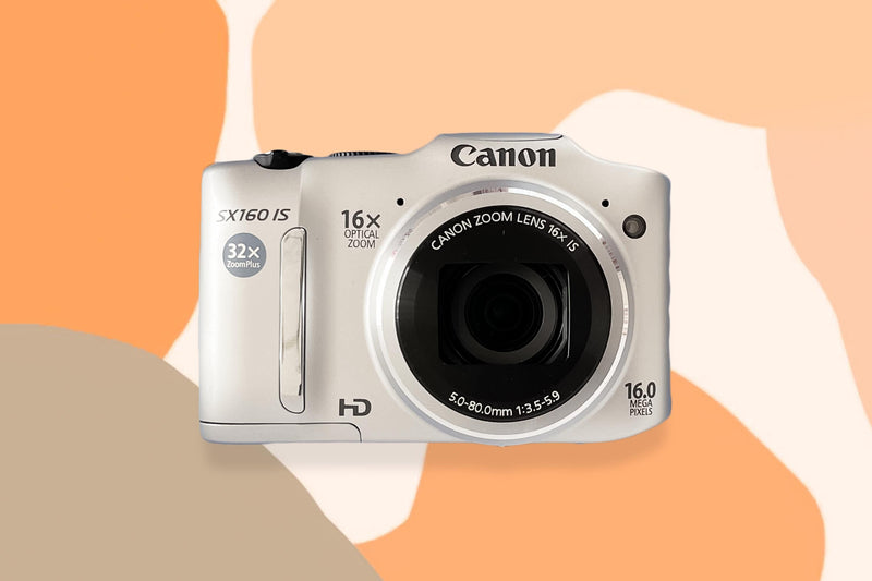 Digital Camera Canon Powershot SX160 IS Silver / Vintage Digital Camera / Canon Cameras - Puck's