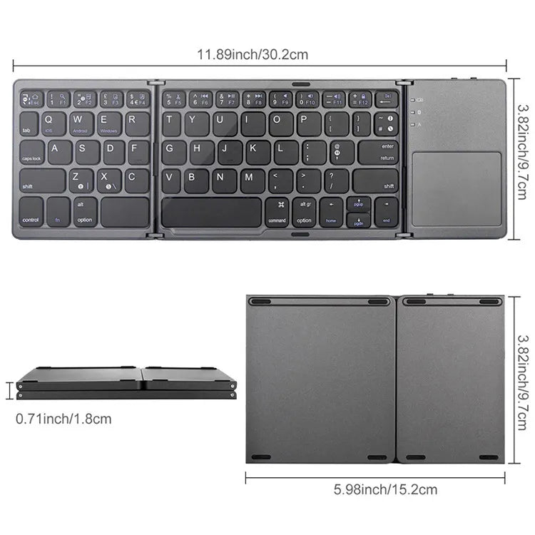 Universal three-fold mini keyboard - Puck's