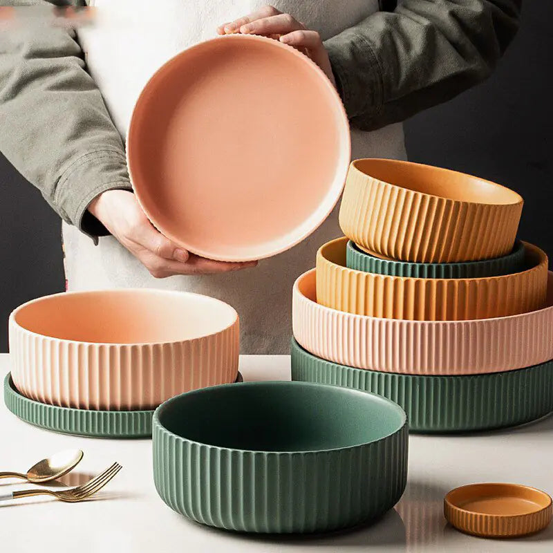Ceramic Dinner Plates - Puck's