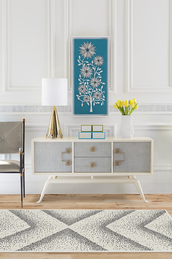 Jonathan Adler Vapor Pearl Tufted Rug - Puck's