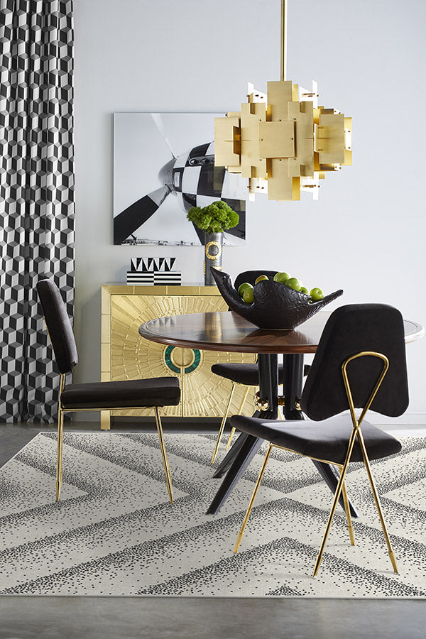 Jonathan Adler Vapor Pearl Tufted Rug - Puck's