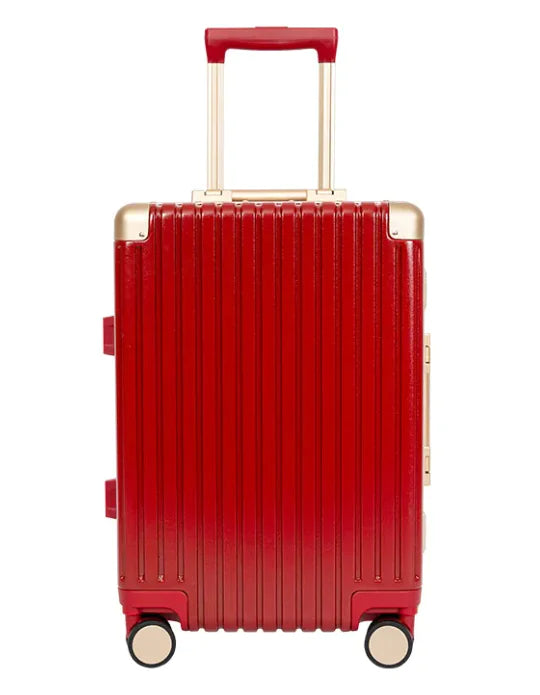Wheel Boarding Aluminum Frame Luggage - Puck's