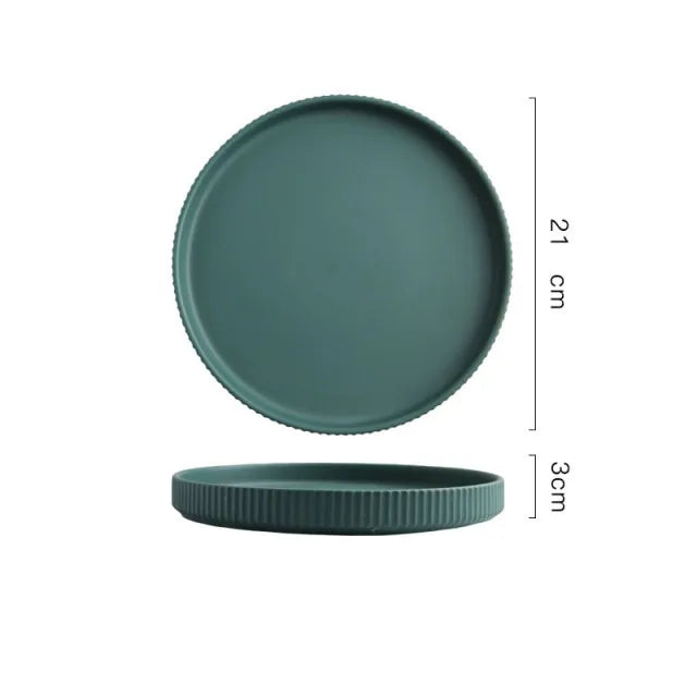 Ceramic Dinner Plates - Puck's