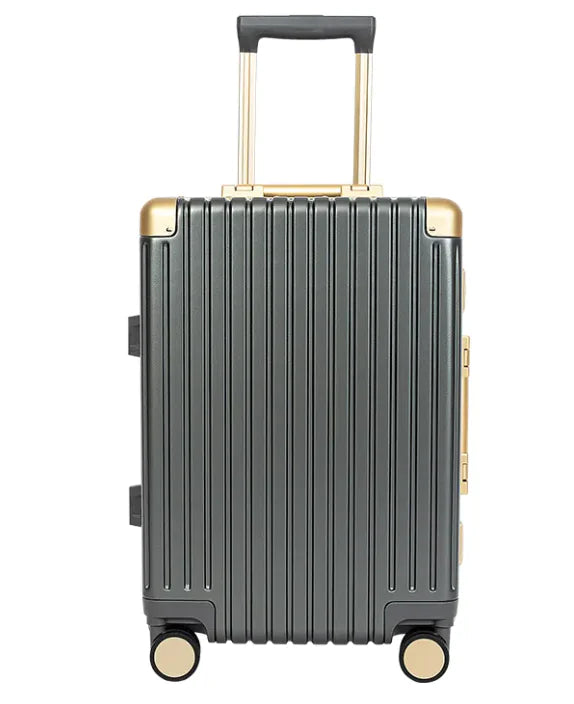 Wheel Boarding Aluminum Frame Luggage - Puck's