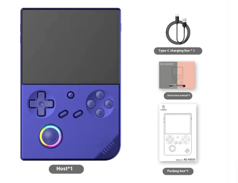 RG40XX Vertical Large Screen Video Game - Puck's
