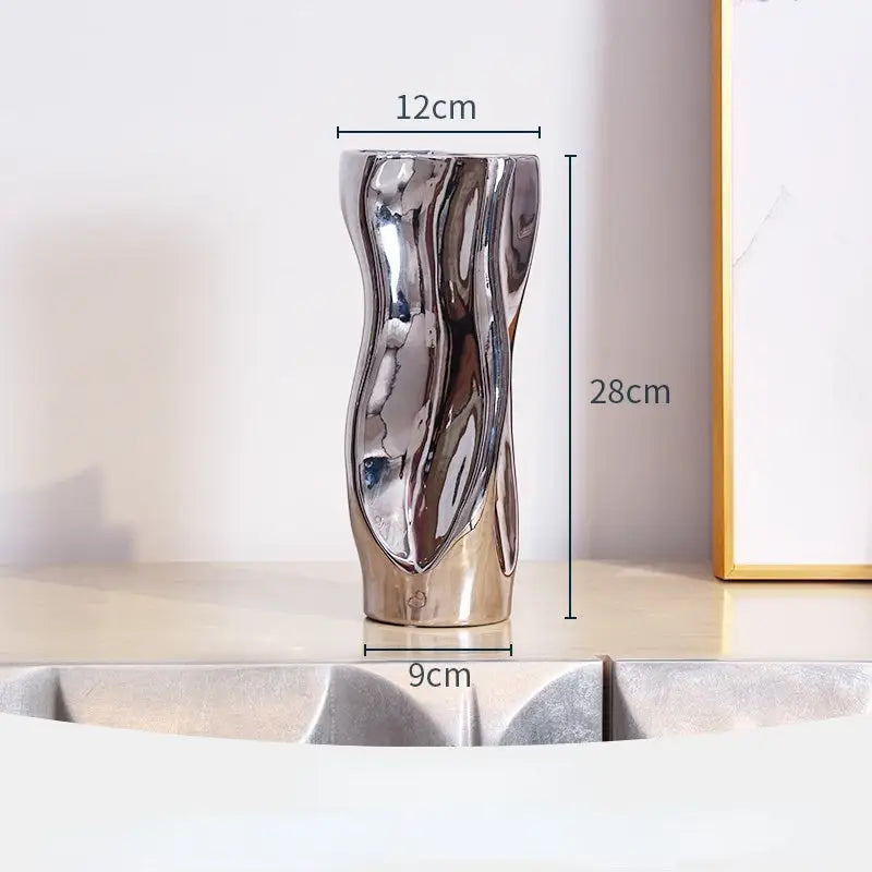 Melted Molten Ceramic Vase - Puck's