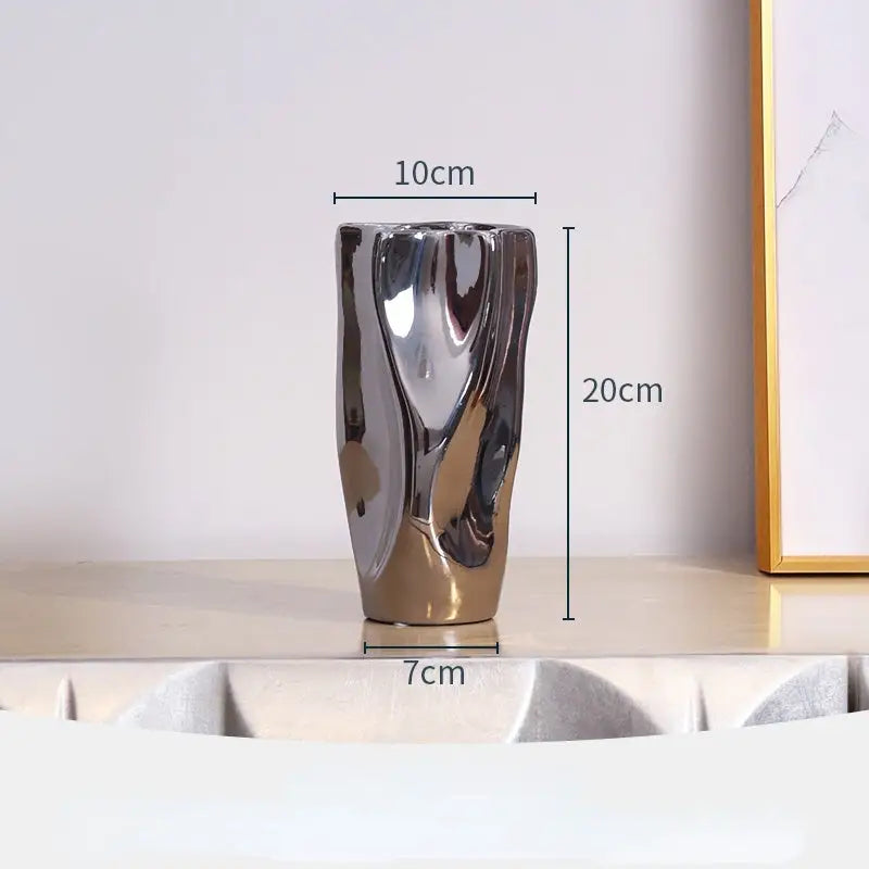 Melted Molten Ceramic Vase - Puck's