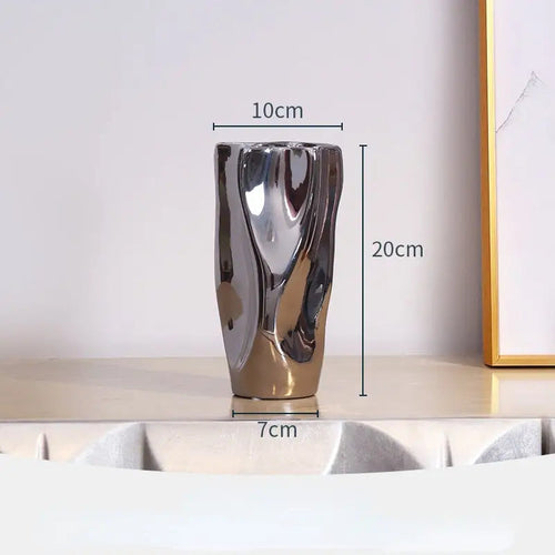 Melted Molten Ceramic Vase - Puck's