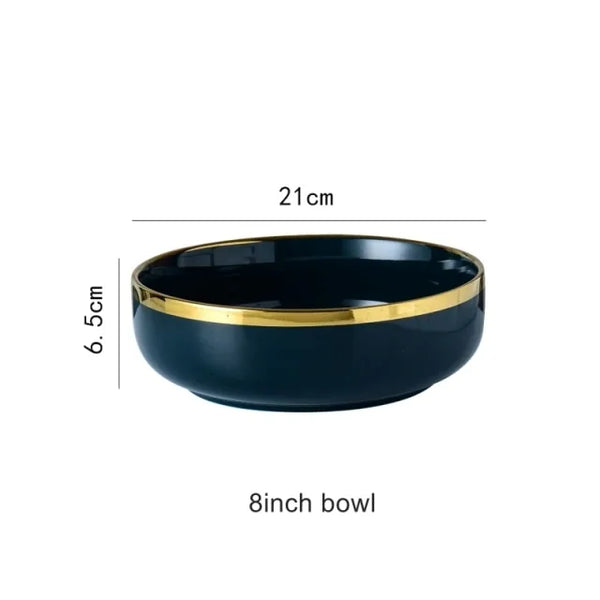 Blue Porcelain Dinner Plates - Puck's