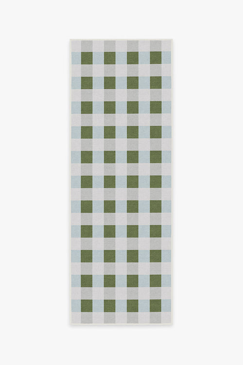The Home Edit Sutton Moss Green & Blue Tufted Rug - Puck's