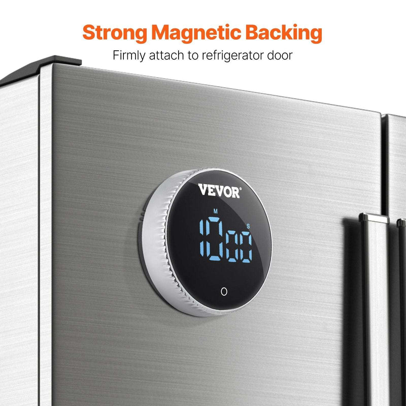 VEVOR Digital Kitchen Timer Magnetic Countdown Countup Timer & Large LED Display - Puck's