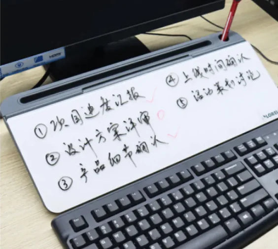 Desktop Keyboard Mini Whiteboard Tablet Toughened - Puck's