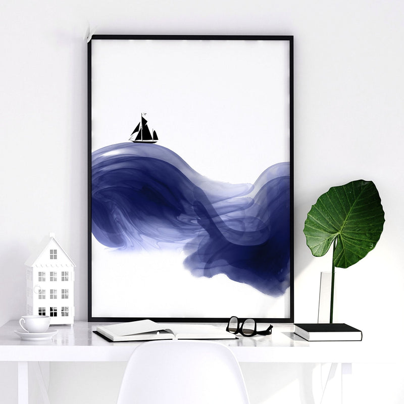 Wall decor Nautical | set of 3 unique wall art prints - Puck's