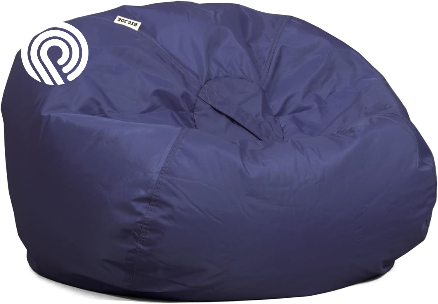 Big Joe Classic Bean Bag Chair, Red Smartmax, Durable Polyester Nylon Blend, 2 Feet Round