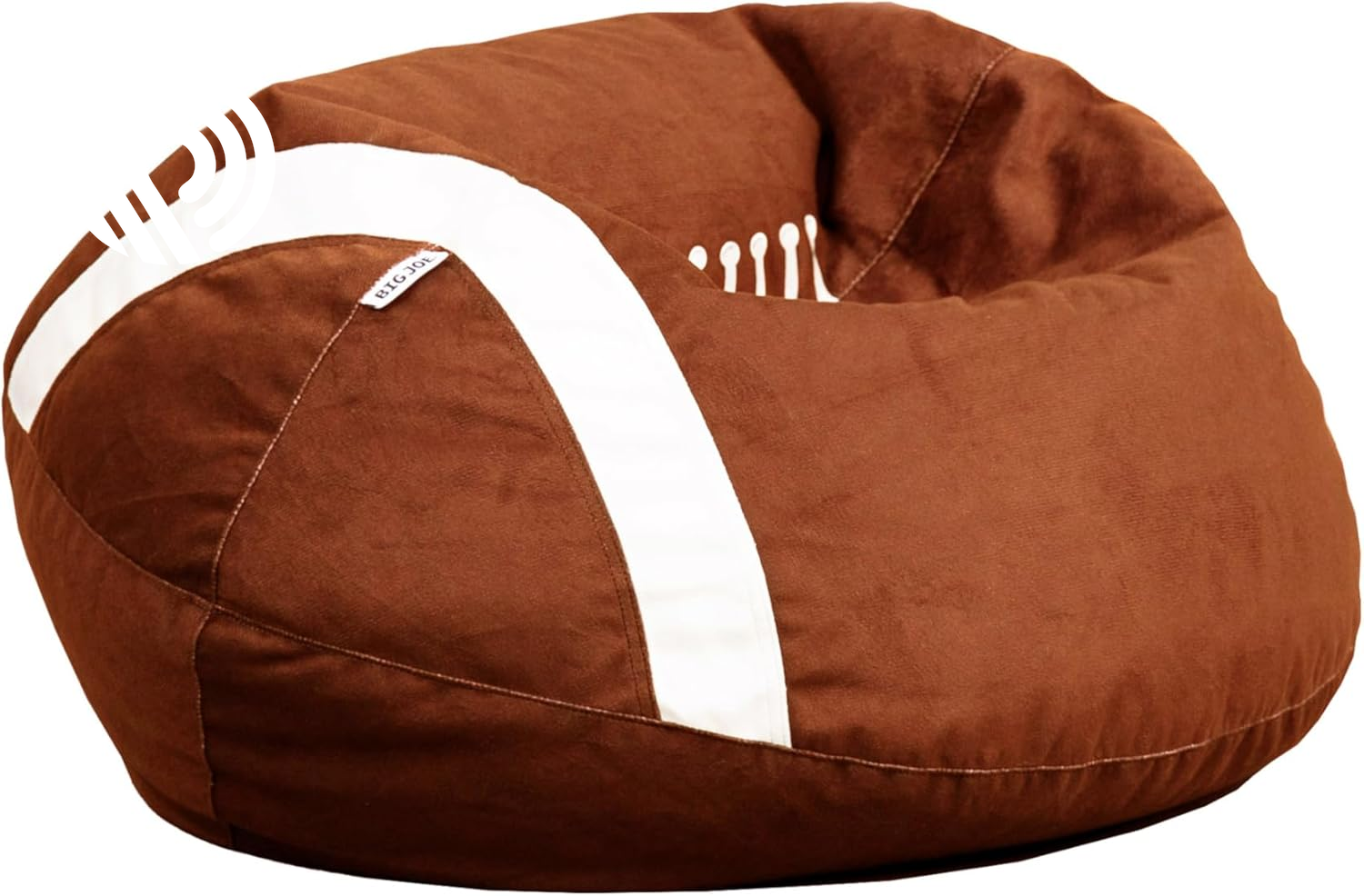 Big Joe Classic Bean Bag Chair, Red Smartmax, Durable Polyester Nylon Blend, 2 Feet Round