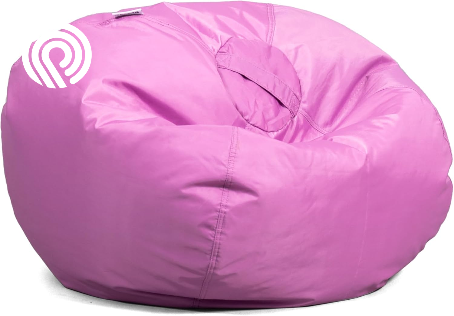 Big Joe Classic Bean Bag Chair, Red Smartmax, Durable Polyester Nylon Blend, 2 Feet Round