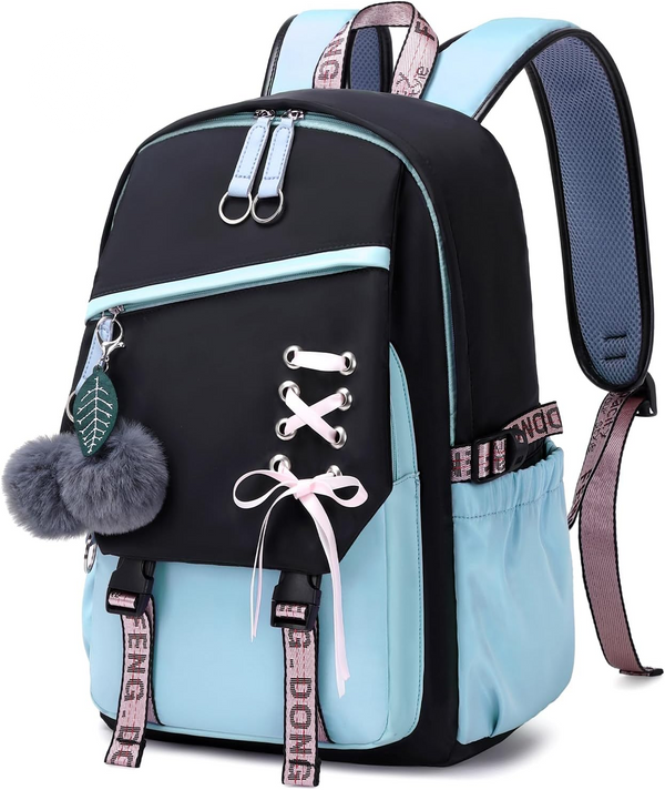 Teenage Girls Bookbag School Backpack Children Casual Daypack Schoolbag for Teens Blue