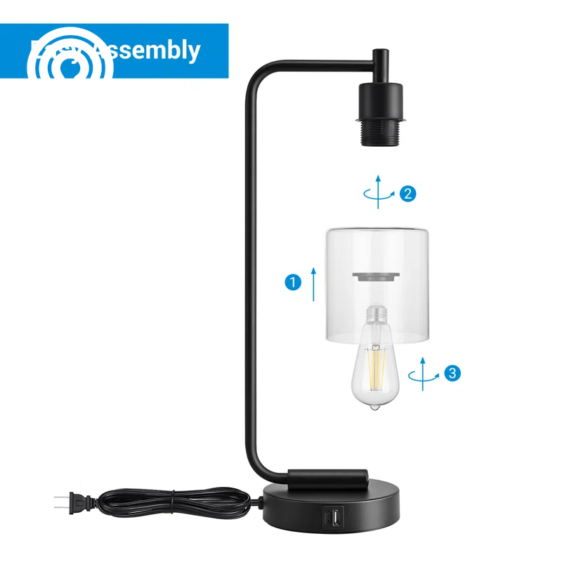 Graeme Paden Dimmable Table Lamp with Usb and Touch Control