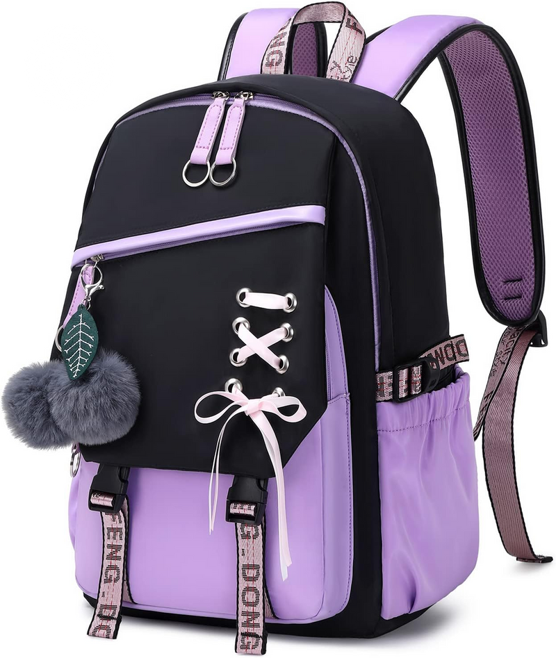 Teenage Girls Bookbag School Backpack Children Casual Daypack Schoolbag for Teens Blue