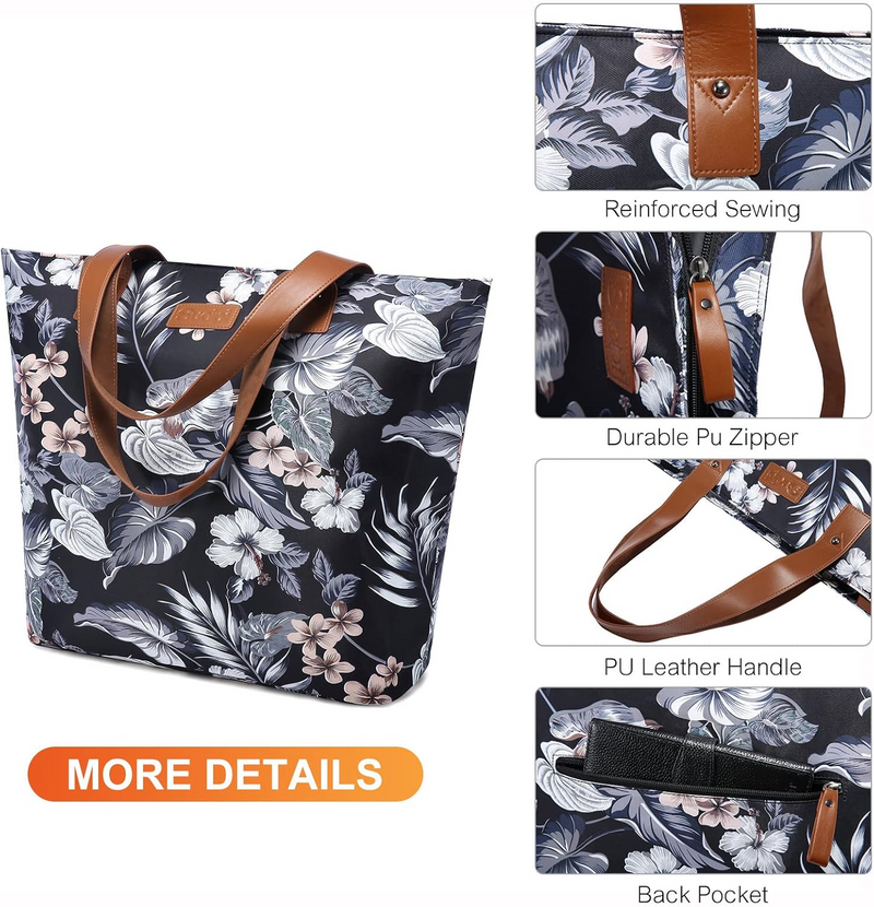 Sucipi Jumbo Insulated Cooler Bag with Thermal Foam Insulation, 20 Liters Capacity, Black Lily, Polyester