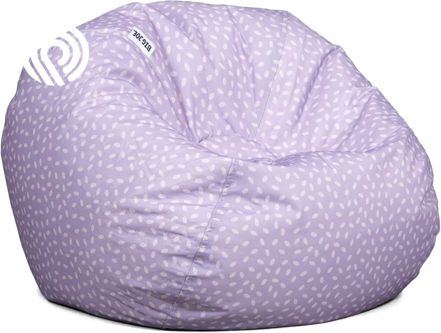 Big Joe Classic Bean Bag Chair, Red Smartmax, Durable Polyester Nylon Blend, 2 Feet Round