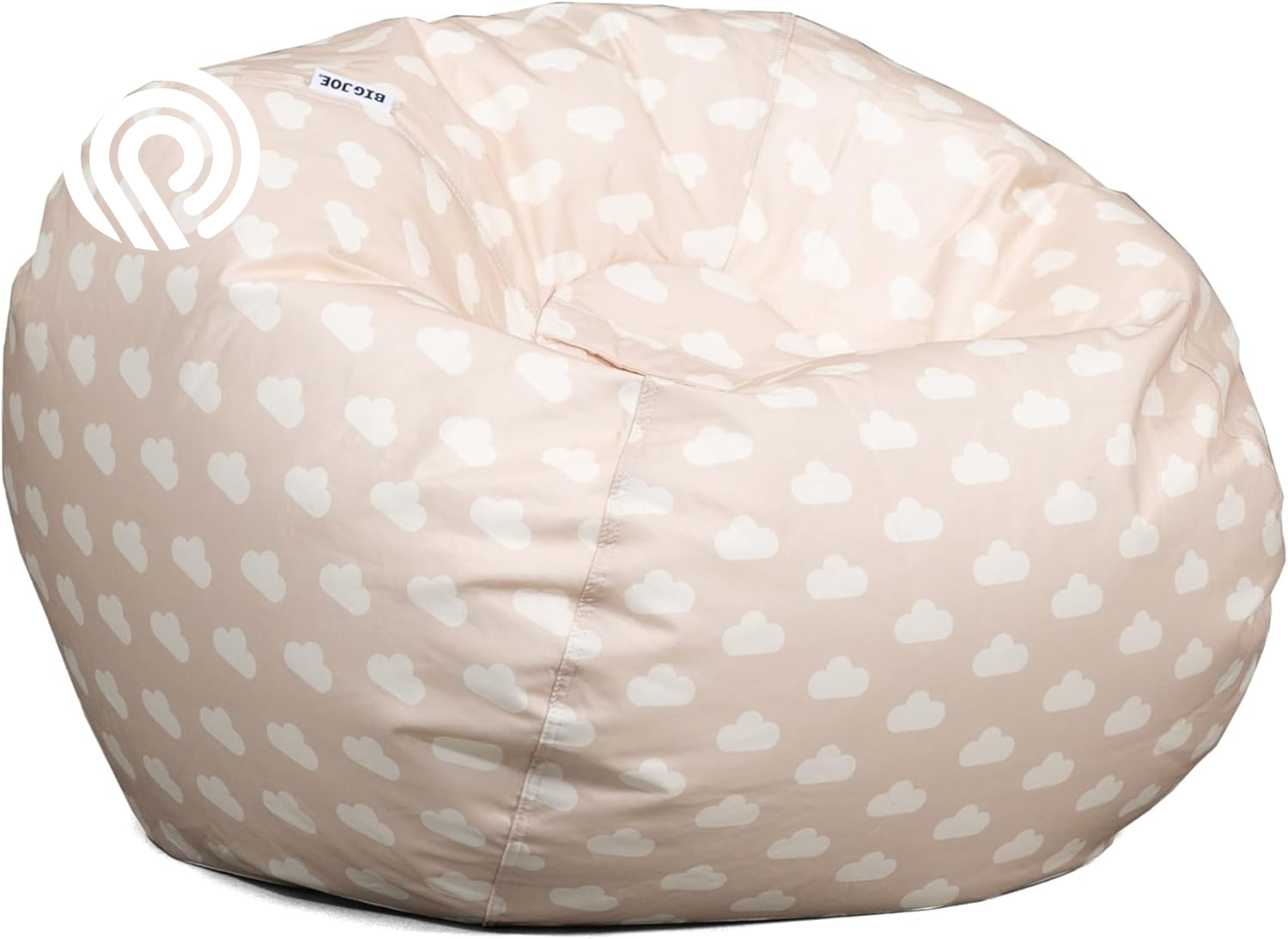 Big Joe Classic Bean Bag Chair, Red Smartmax, Durable Polyester Nylon Blend, 2 Feet Round