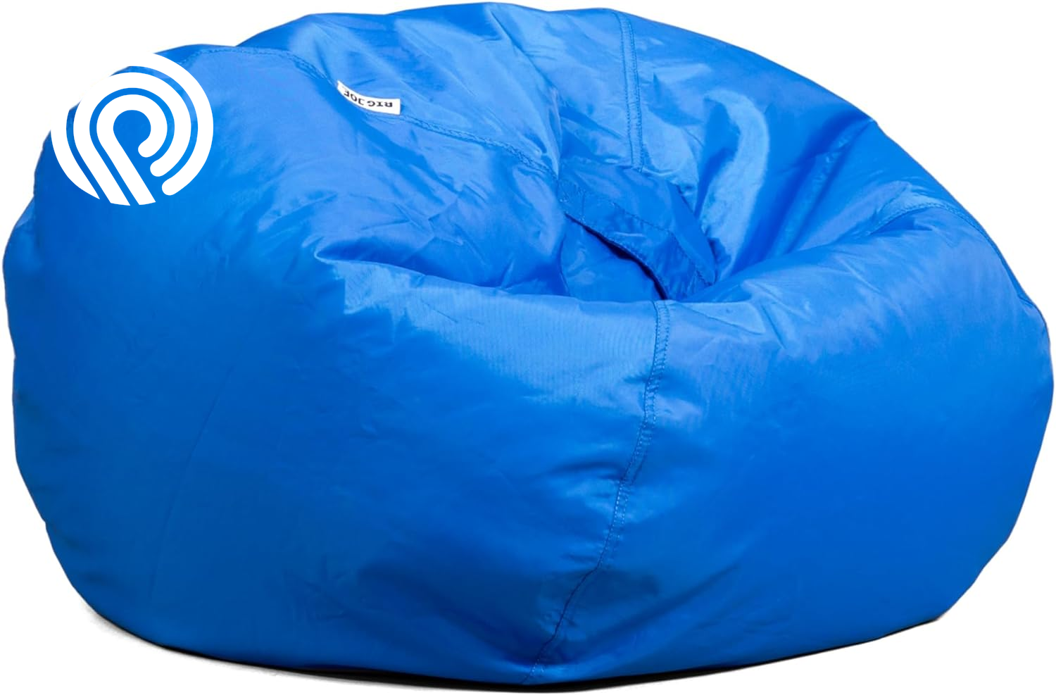 Big Joe Classic Bean Bag Chair, Red Smartmax, Durable Polyester Nylon Blend, 2 Feet Round