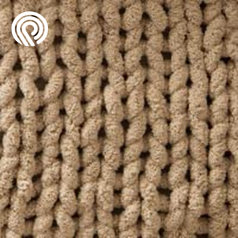 Chunky Knit Blanket Throw - 50"X60" 3.7 Lbs. - Soft Chenille Yarn Knitted Blanket - Machine Washable Crochet Blanket - Handmade Cable Knit Throw Blanket for Couch, Bed (Oat White)