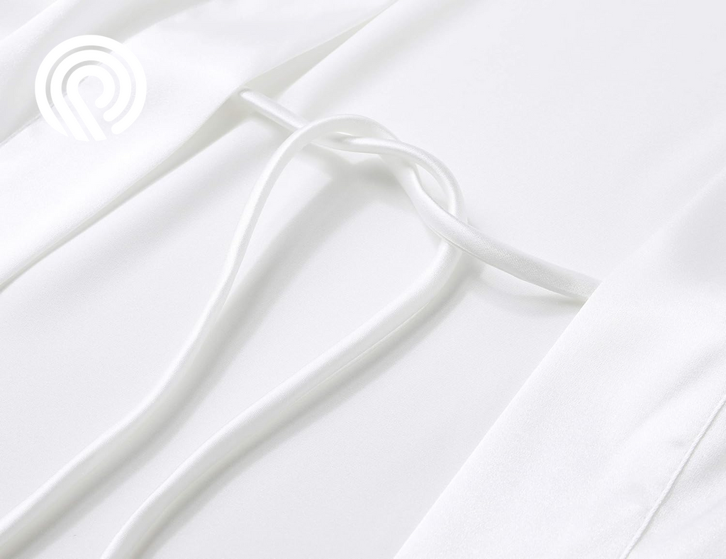 PRODESIGN Satin Kimono Robe Women Long Silky Kimono Bathrobe Sleepwear Wedding Bridesmaid Robe