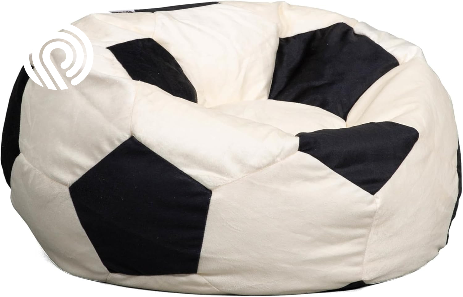 Big Joe Classic Bean Bag Chair, Red Smartmax, Durable Polyester Nylon Blend, 2 Feet Round