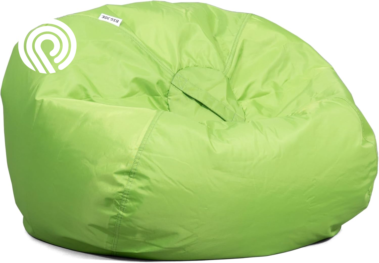 Big Joe Classic Bean Bag Chair, Red Smartmax, Durable Polyester Nylon Blend, 2 Feet Round