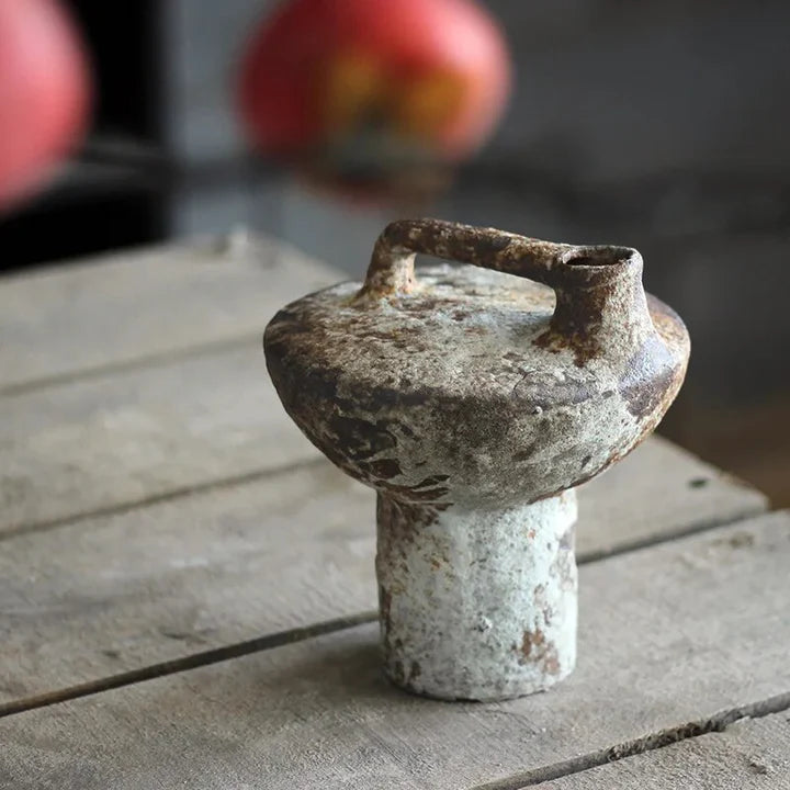 Rustic Ancient Vessel Ceramic Vase - Puck's